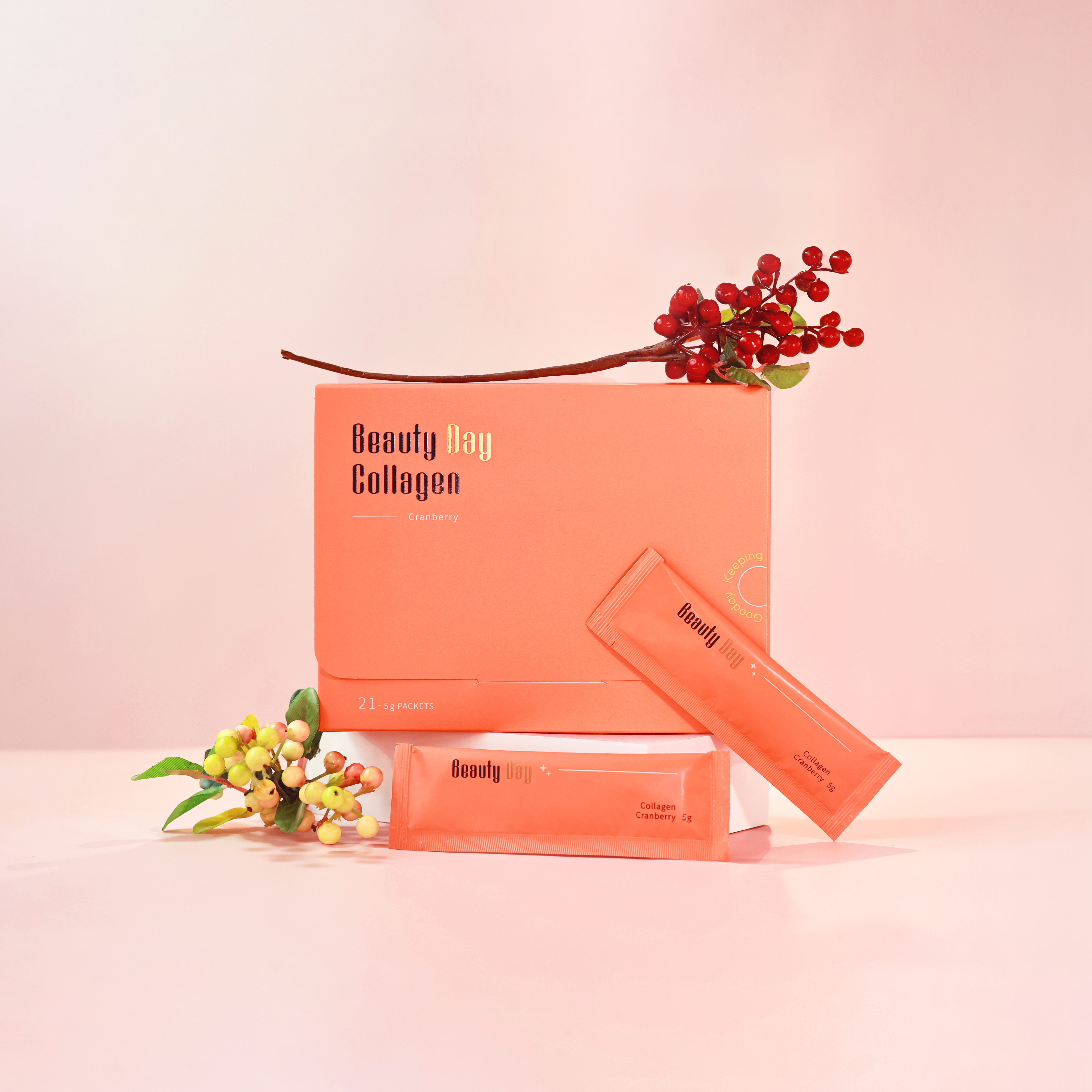 Beauty Day 膠原蛋白粉末包-蔓越莓